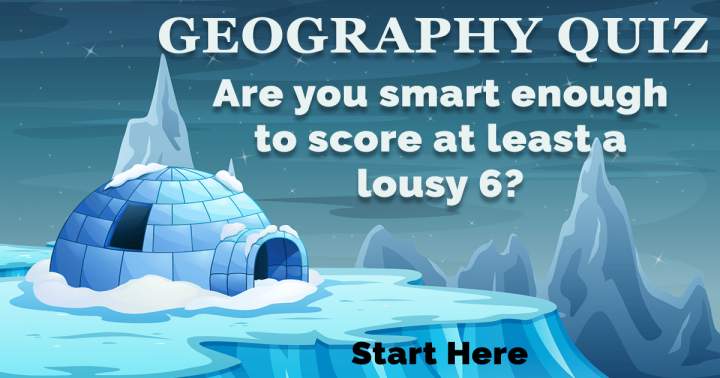 Banner for Geography Quiz