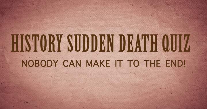 Banner for Sudden Death Quiz