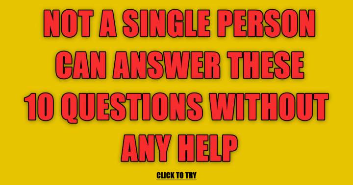 You'll definitely need some help with these questions