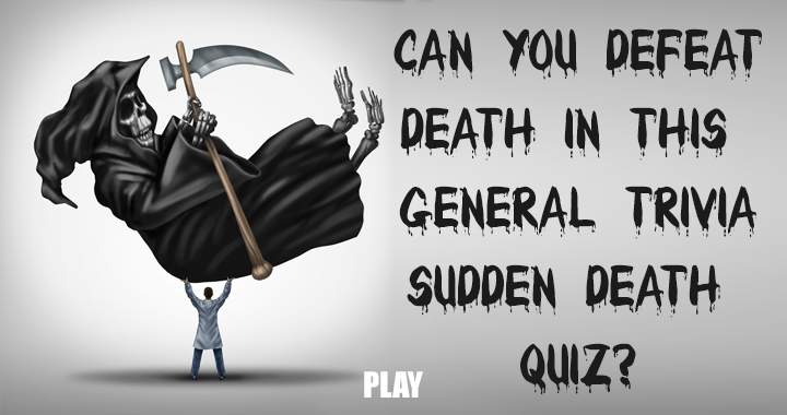 Banner for CAN YOU DEFEAT DEATH?