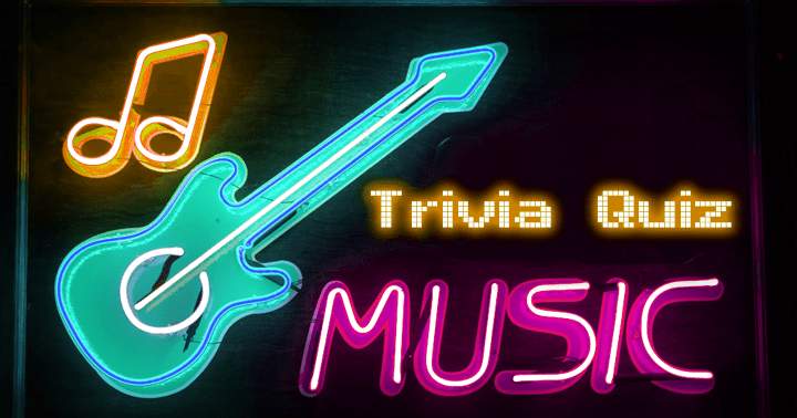 Banner for Music Trivia Quiz. Try scoring a decent score.