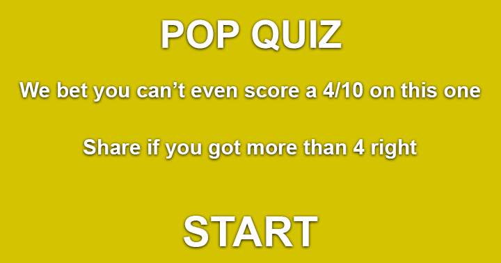 Banner for We bet you can't even score a 4/10 on this Pop Music Quiz.