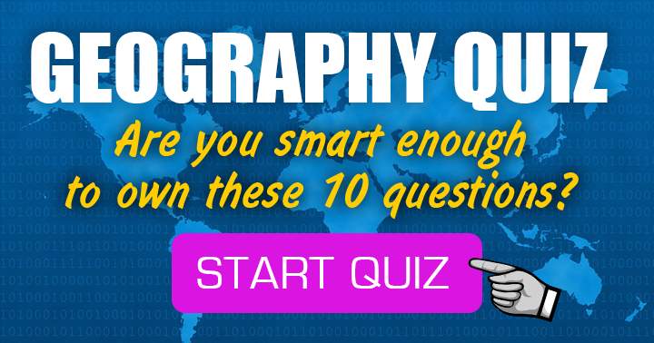 Banner for Are you a geography expert?