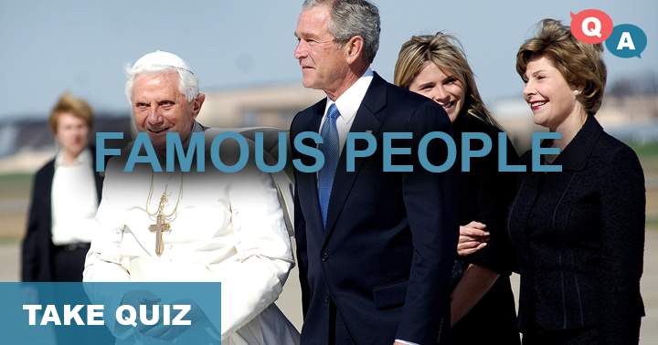 Banner for 10 questions about famous people