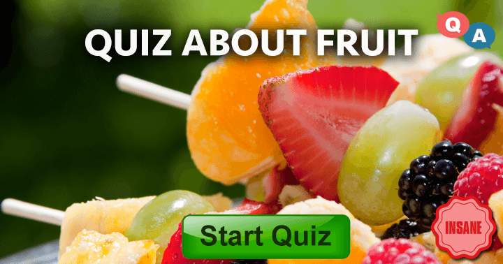 Banner for 10 healthy questions about fruit! Level: Hard