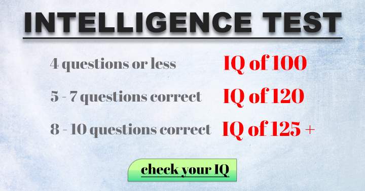 Banner for Find out your IQ in this quiz