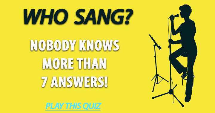 Banner for Quiz: Who Sang These Songs?